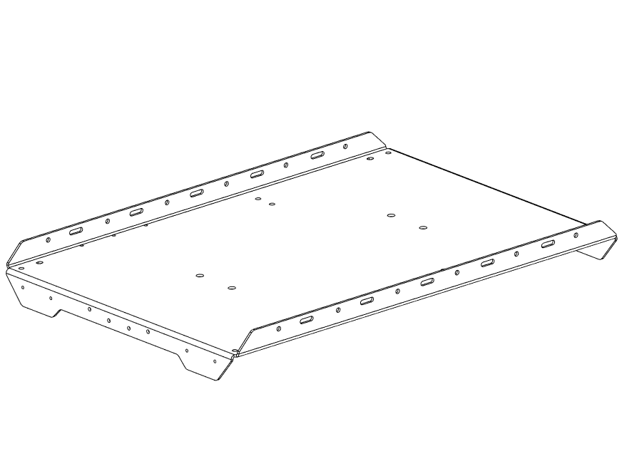 Bodenblech für HAUTOO "ONE" Fahrrad-Lastenanhänger