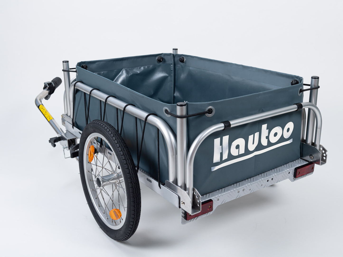 HAUTOO Modell "ONE" Set: Fahrrad-Lastenanhänger mit Transporttasche und Kupplung