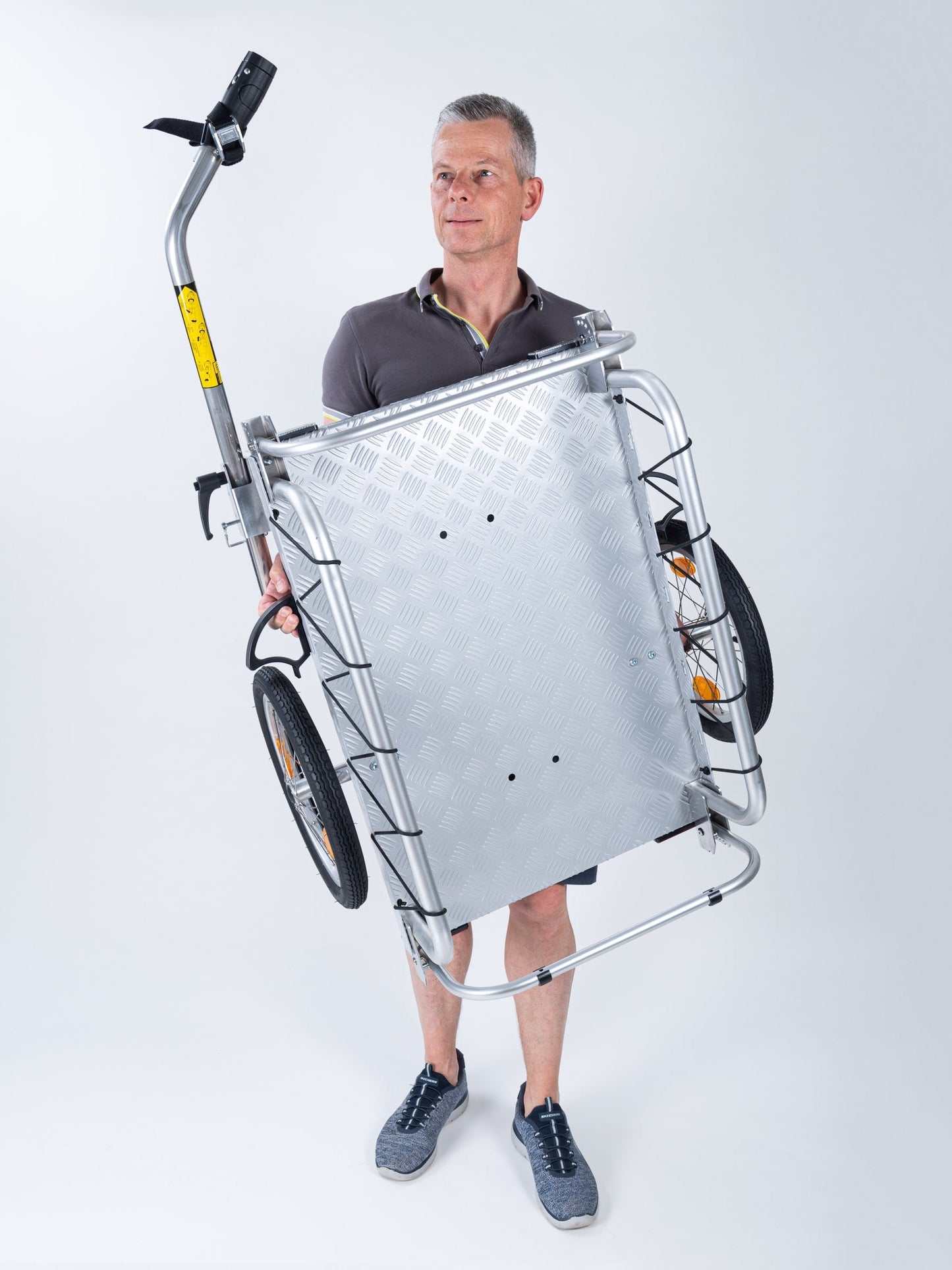 HAUTOO Modell "ONE" Set: Fahrrad-Lastenanhänger mit Transporttasche und Kupplung