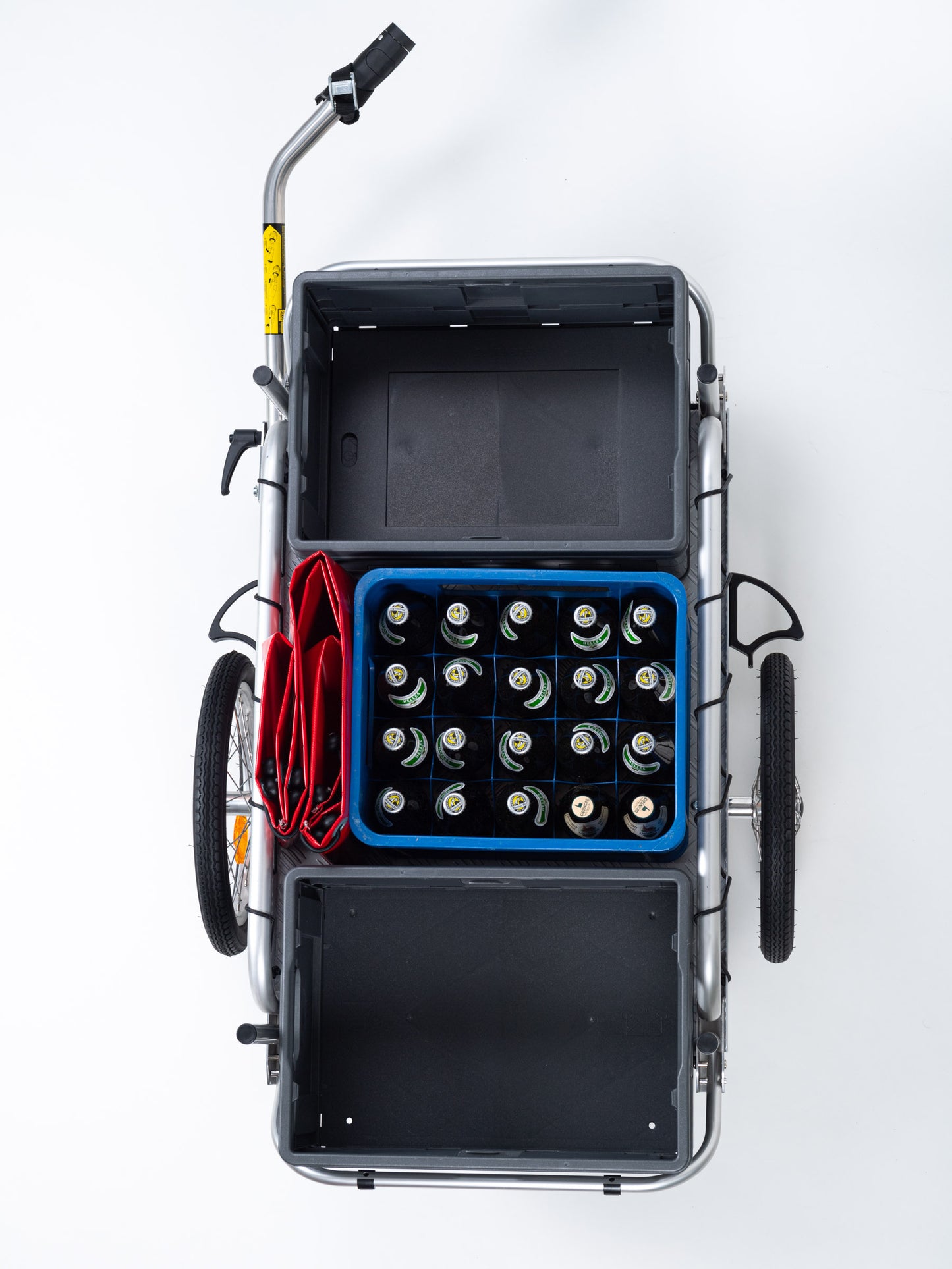 "BOX" 32-litre collapsible box with lid for HAUTOO bike trailers