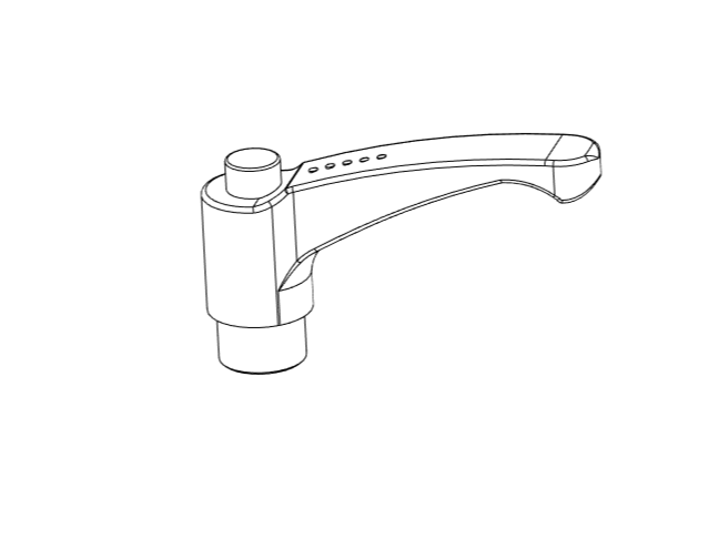 Clamping lever for HAUTOO bicycle cargo trailer