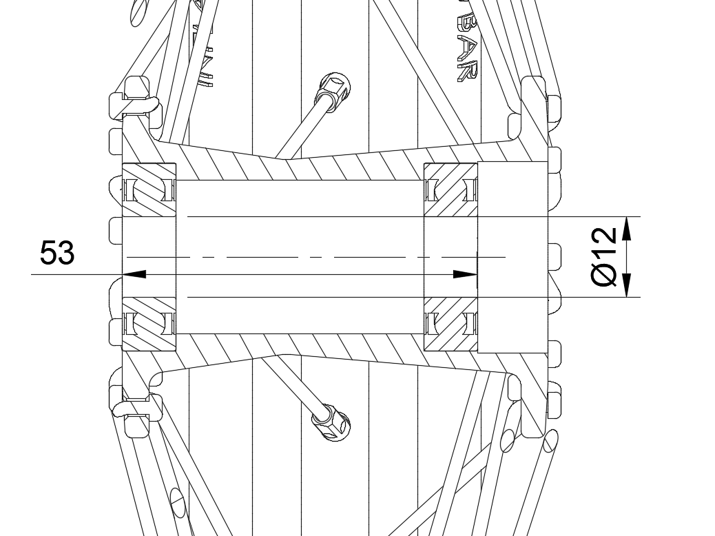 Wheel set for HAUTOO bicycle cargo trailer (2 pieces)