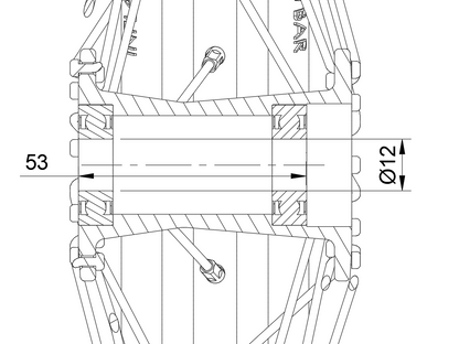 Radsatz für HAUTOO Fahrrad-Lastenanhänger (2 Stück)