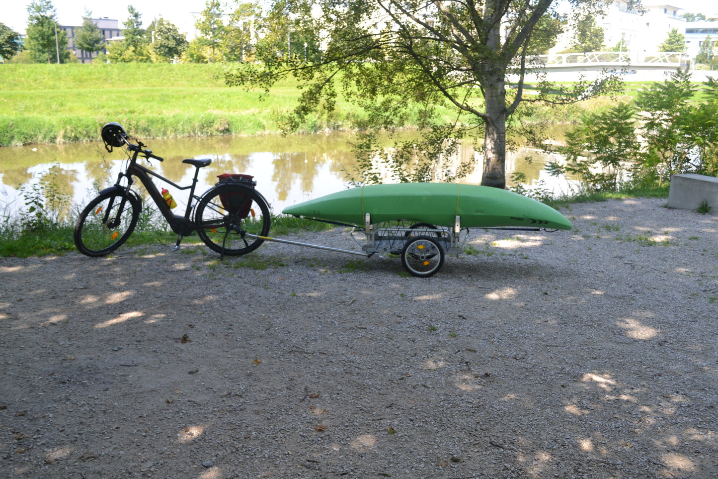 Deichselverlängerung für HAUTOO Fahrrad-Lastenanhänger