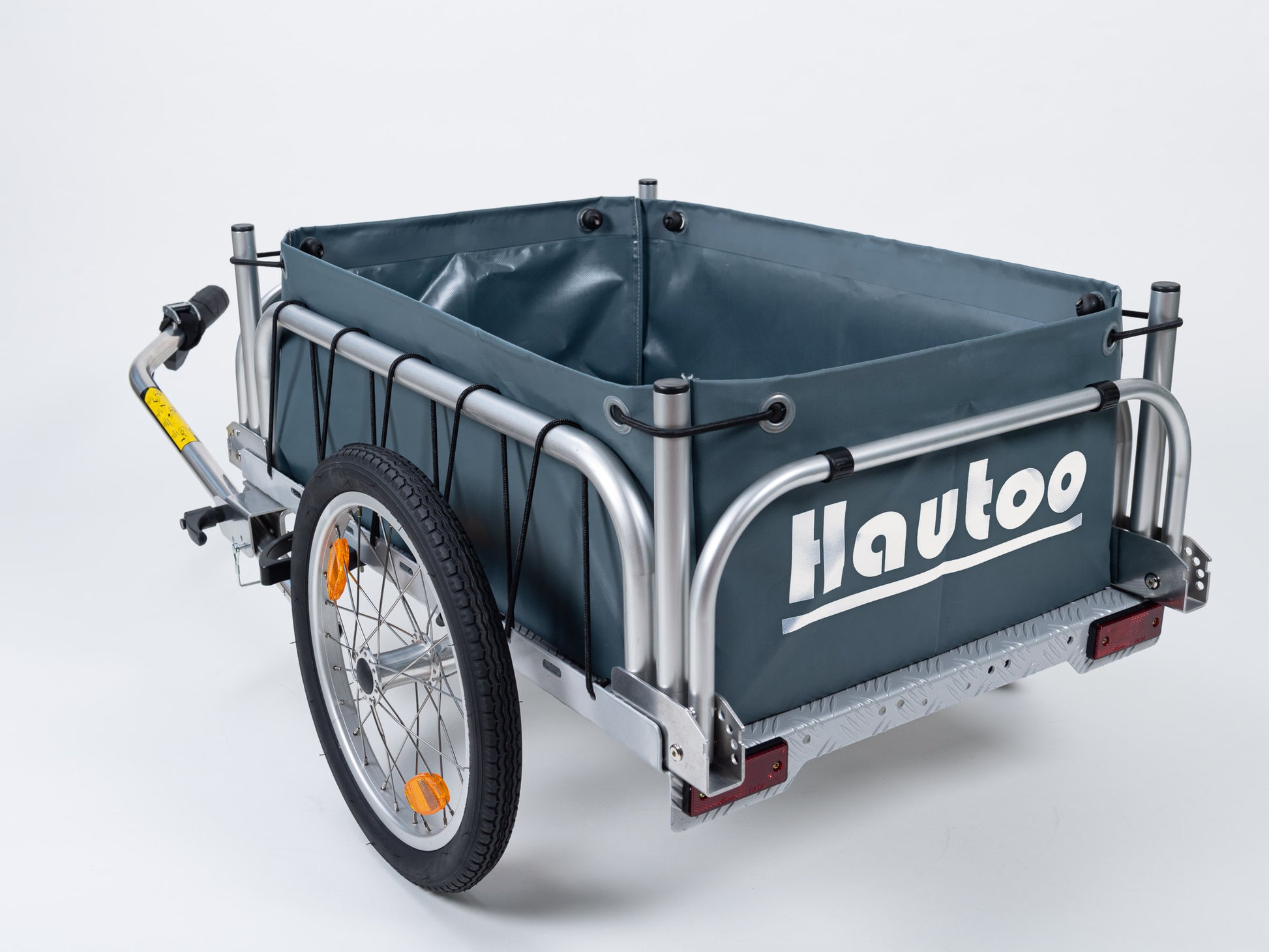 baumarkt fahrradanhänger HAUTOO Modell "ONE" Set: Fahrrad-Lastenanhänger mit Transporttasche un
