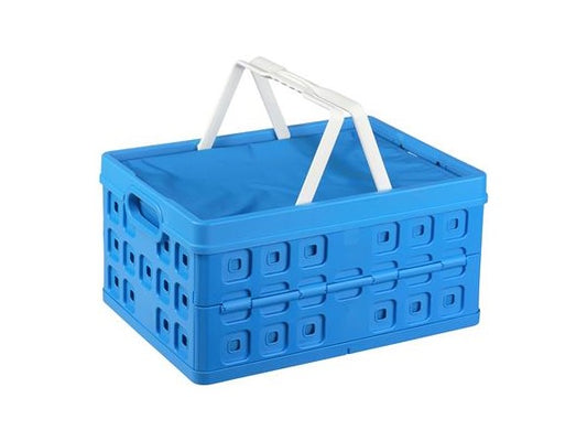 "COOL" 32 liter collapsible box with cool bag and carrying handles for HAUTOO bicycle trailers