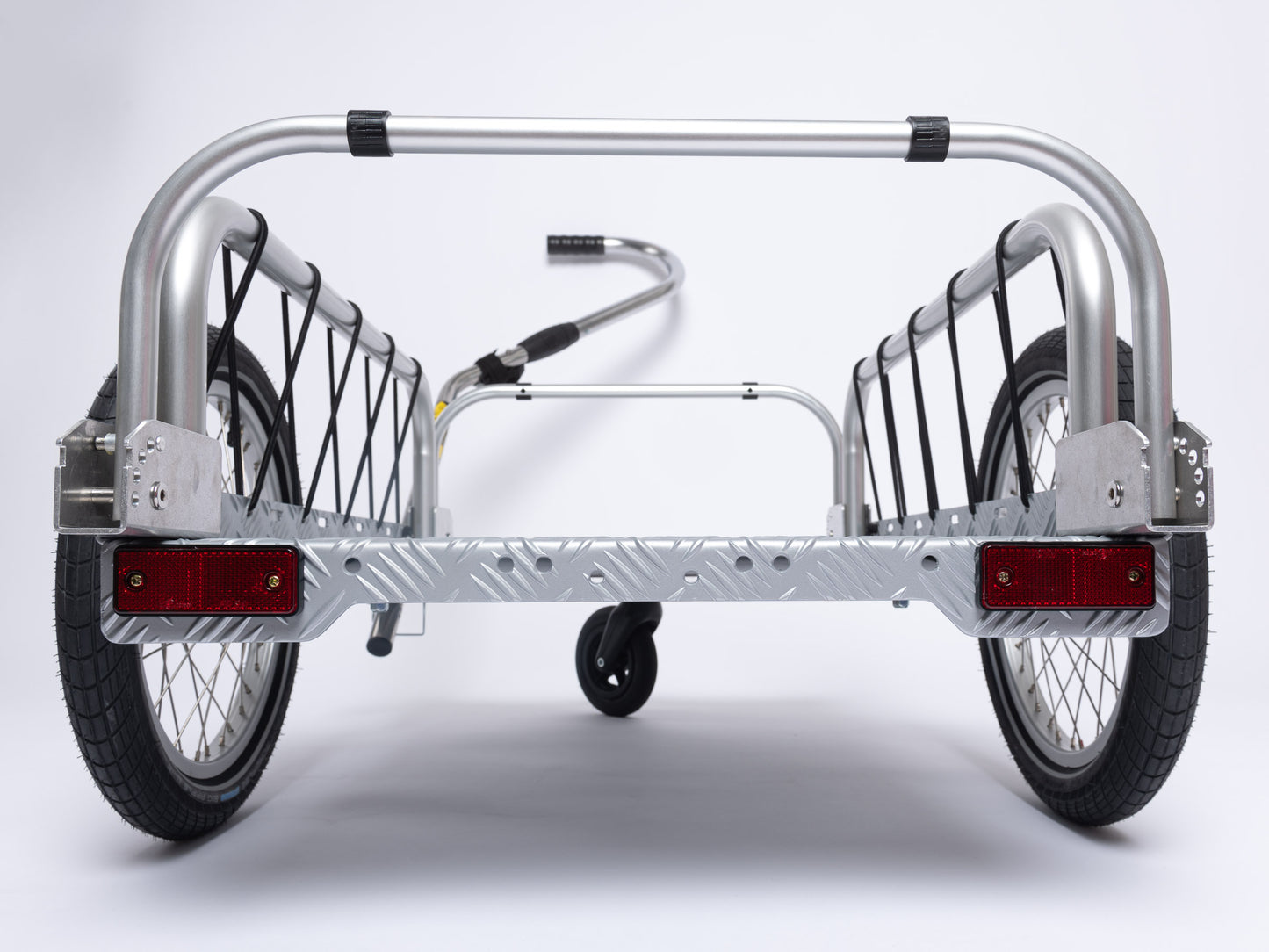 "DRAG" hand truck set with drawbar and front wheel for HAUTOO bicycle trailers
