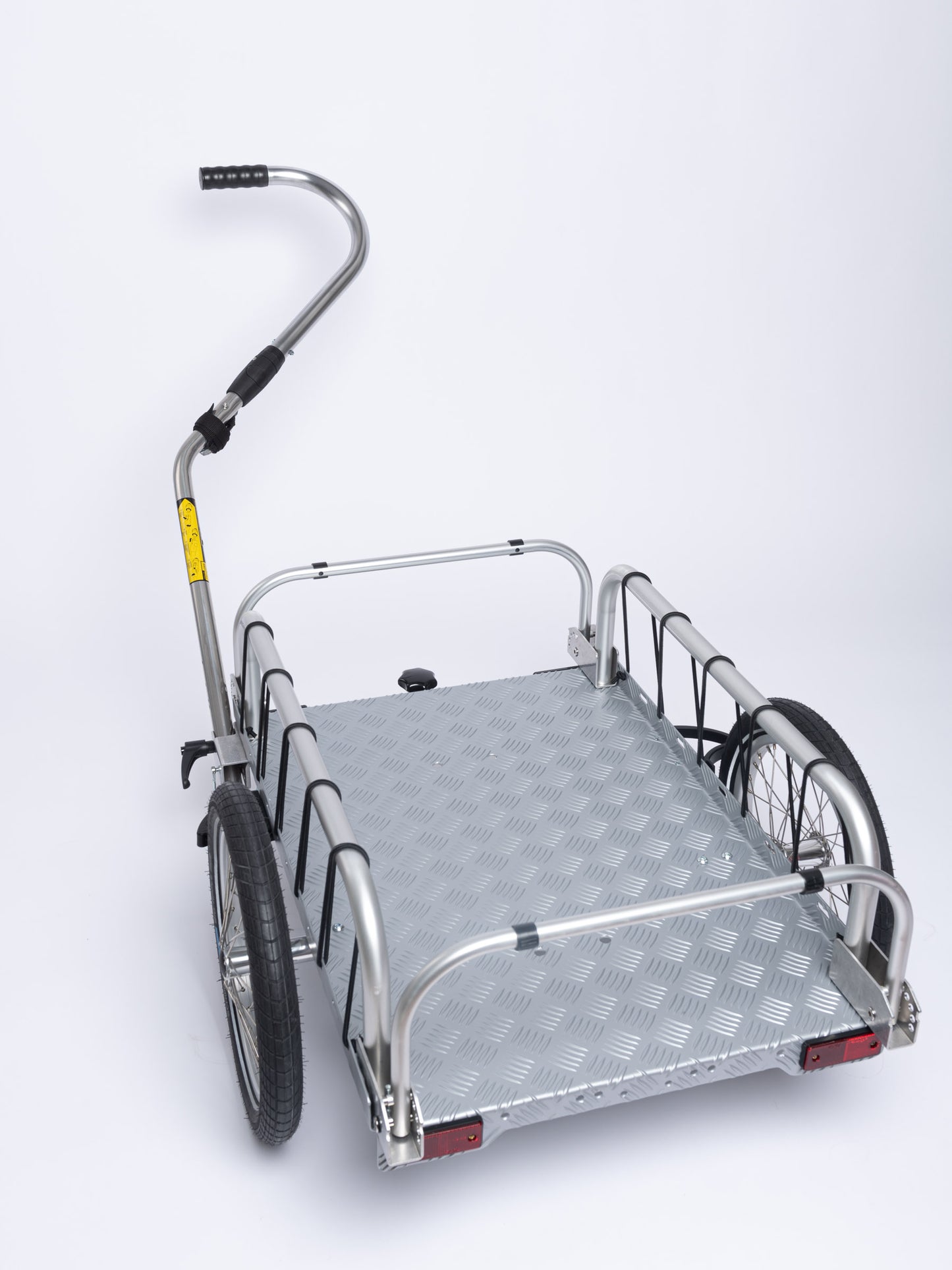 "DRAG" hand truck set with drawbar and front wheel for HAUTOO bicycle trailers